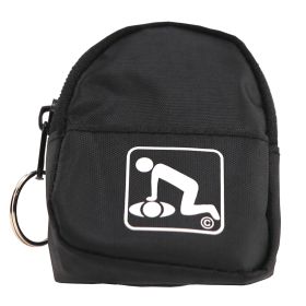 CPR Beltloop Keychain Backpack with Faceshield, Gloves, and Cleansing Wipes (Option: Black)
