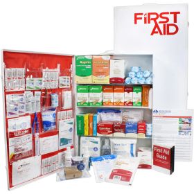 4-Shelf ANSI First Aid Cabinet (Option: A)