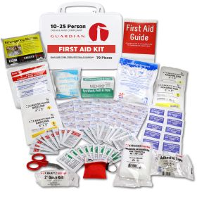 Guardian Person First Aid Kit (Option: 10-25 Person - Plastic)