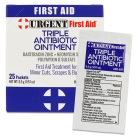Triple Antibiotic Ointment (Option: 0.5gm, 25 per box)